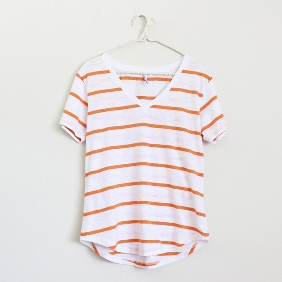 Z Supply The Vienna Striped V Neck Tee - Picture 4 of 5